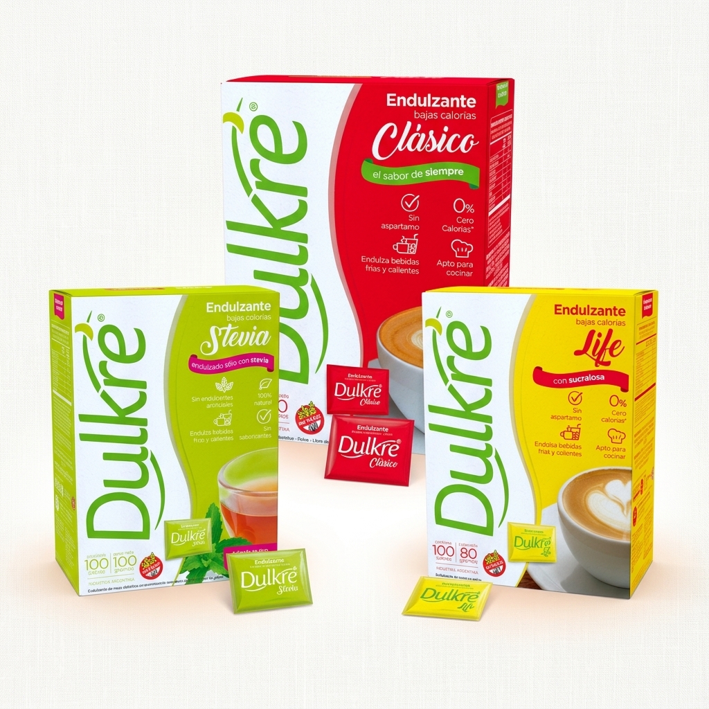 Familia Dulkré - Stevia, Clásico y Life